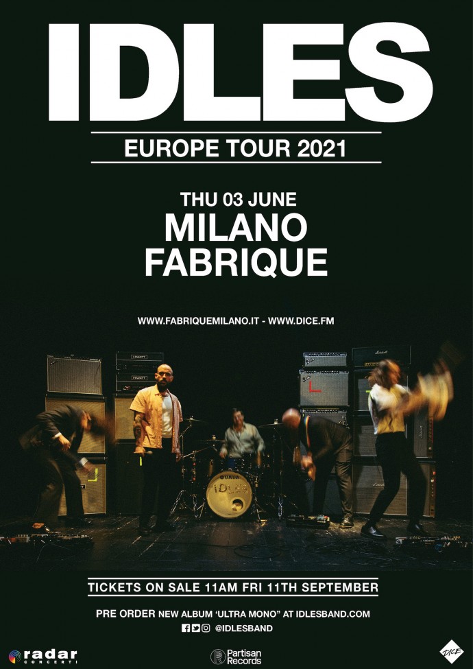 Idles: il 3.06 una nuova data italiana per l' Europe Tour 2021 e per presentare il nuovo album Ultra Mono - Video di Grounds